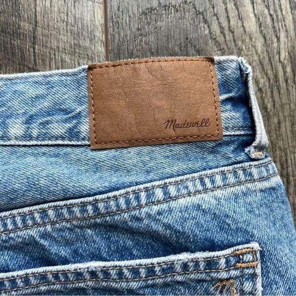 Madewell Women's Straight Leg Jeans - Blue - Picture 12 of 15